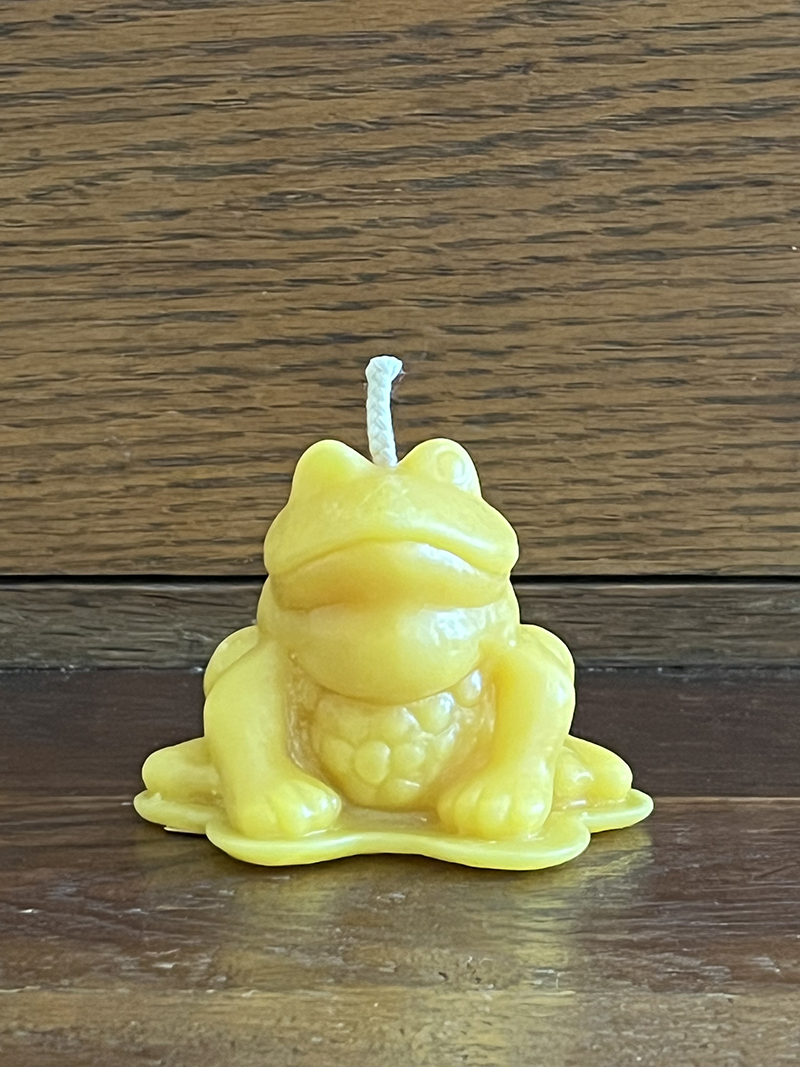 Beeswax Candle - Frog