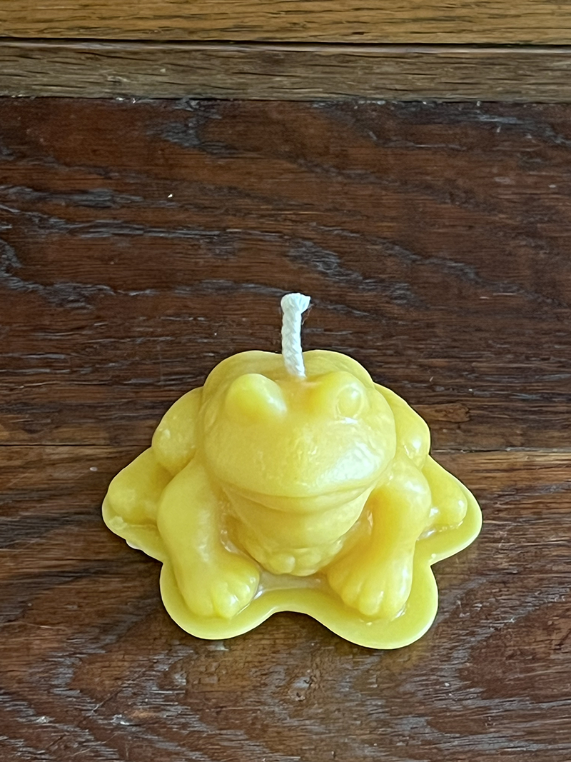 Beeswax Candle - Frog