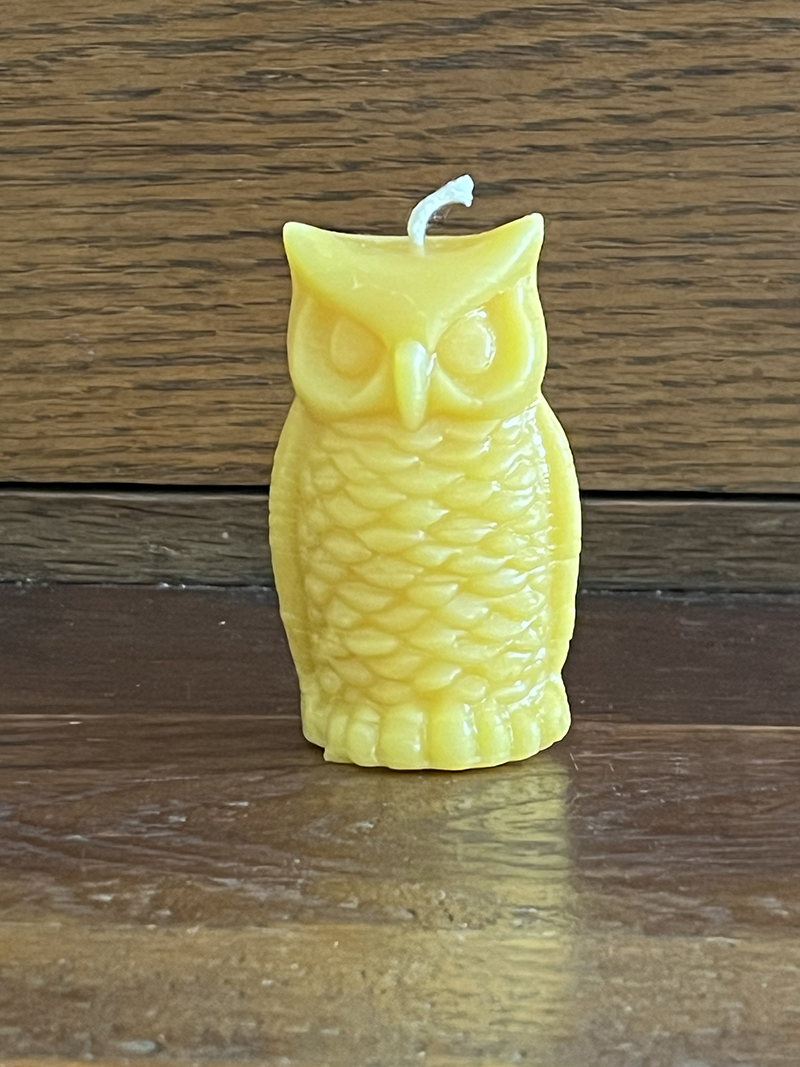 Beeswax Candle - Owl