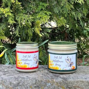 A collection of sizes for Soft Set Wildflower Honey